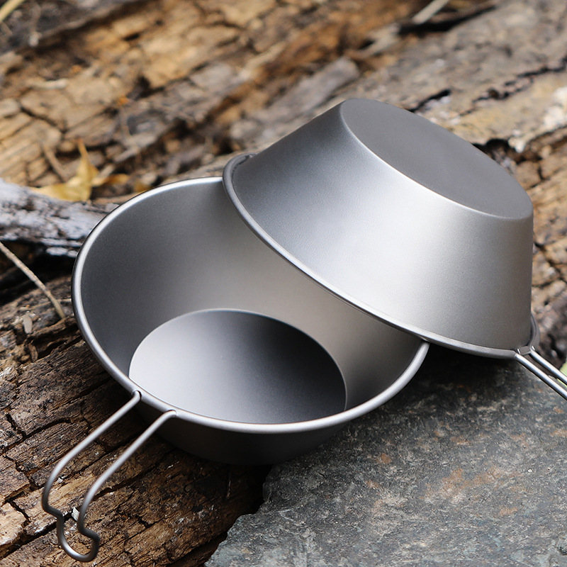 Camping Cooking Lightweight - (1個) キャンプ用多用途チタンシエラボウル 260ml 軽量クッキングボウル シエラカップ