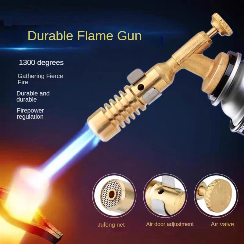 Camping Cooking Torch - 多機能溶接バーナー溶接ガスバーナー火炎ガストーチ火炎銃ブローバーベキューキャンプ調理ライター加熱キャンプ