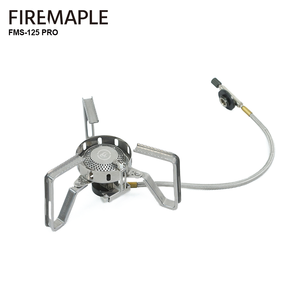 Camping Cooking Lightweight - ファイヤーマプル防風スプリットガスバーナー、軽量機器、点火装置、屋外ハイキングとキャンプ、3240w、FMS-125PRO