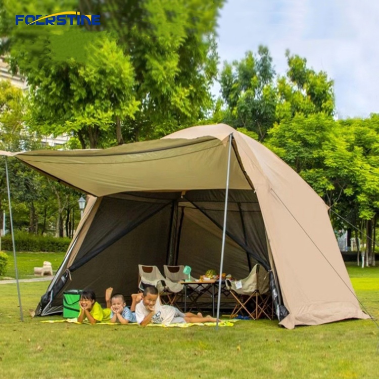 Camping Cooking Top - 屋外多人用日よけ釣り用パーゴラピクニッククッキングビッグビーチ屋外防水キャンプルーフトップテント