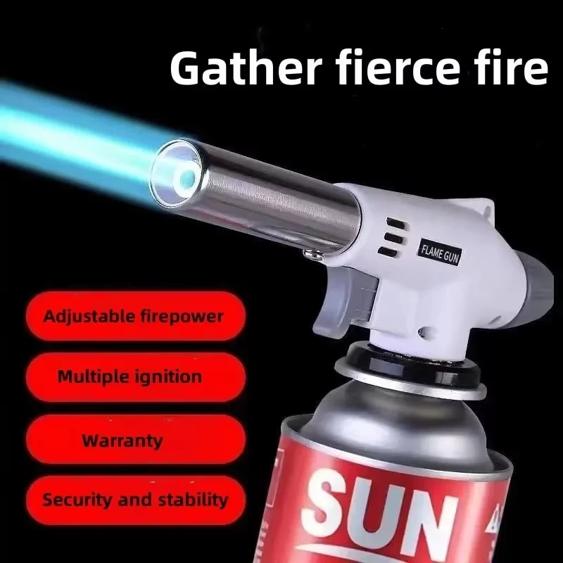 Camping Cooking Torch - 屋外用ブタンバーナー 火炎ガス キャンプ バーベキュー 調理 金属溶接