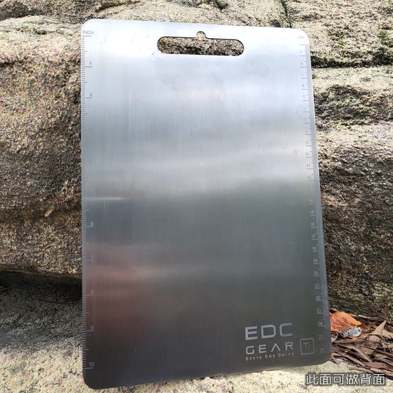 Camp Cutting Board - 家庭用キッチン調理用厚手チタン合金カッティングボードピクニックアウトドアキャンプハイキングバックパッキングチョッピングボードバーベキュー