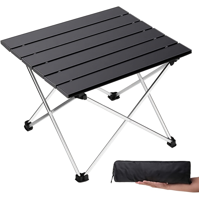 Camping Cooking Lightweight - 持ち運び可能な折りたたみ式キャンプテーブル、軽量でビーチ、ピクニック、バーベキュー、アウトドア料理、旅行に最適