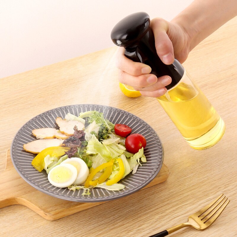 Camping Cooking Oil Bottle - オイルスプレーボトルアトマイズドオイルスプレーボトルプレス開閉バーベキューキャンプグリルステーキ野菜サラダキッチン用品