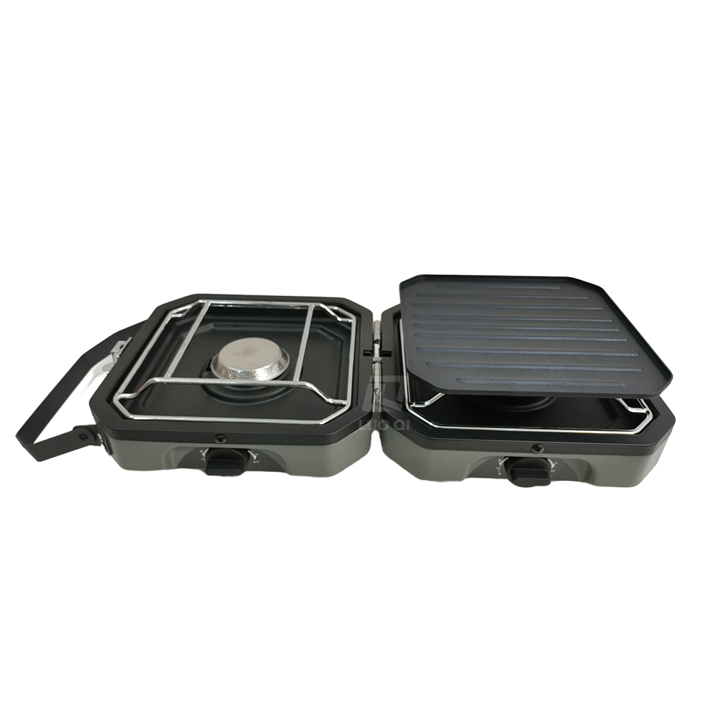 屋外ピクニックキャンプBBQグリルクッカー ポータブル折りた - Camping Double Cooking Stove のレビューと価格