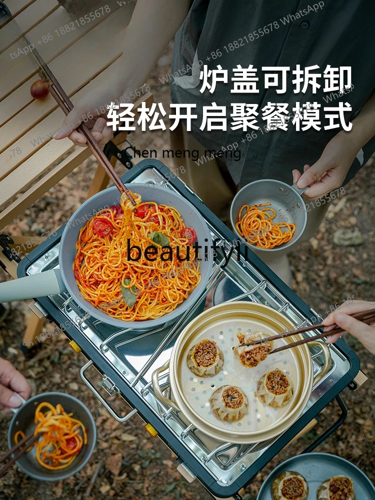 Z189 ダブルヘッドガスグリル キャンプ用 アウトドア調理 - Camping Double Cooking Stove のレビューと価格