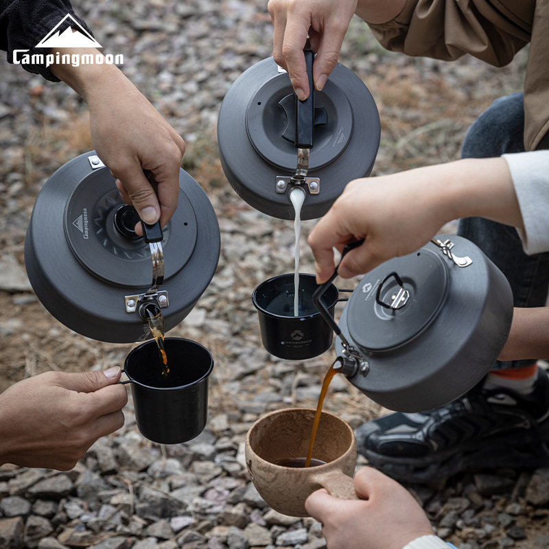 Campingmoon-ポータブルアルミニウム合金キャンプテ - Camping Cooking Set 2 Person のレビューと価格