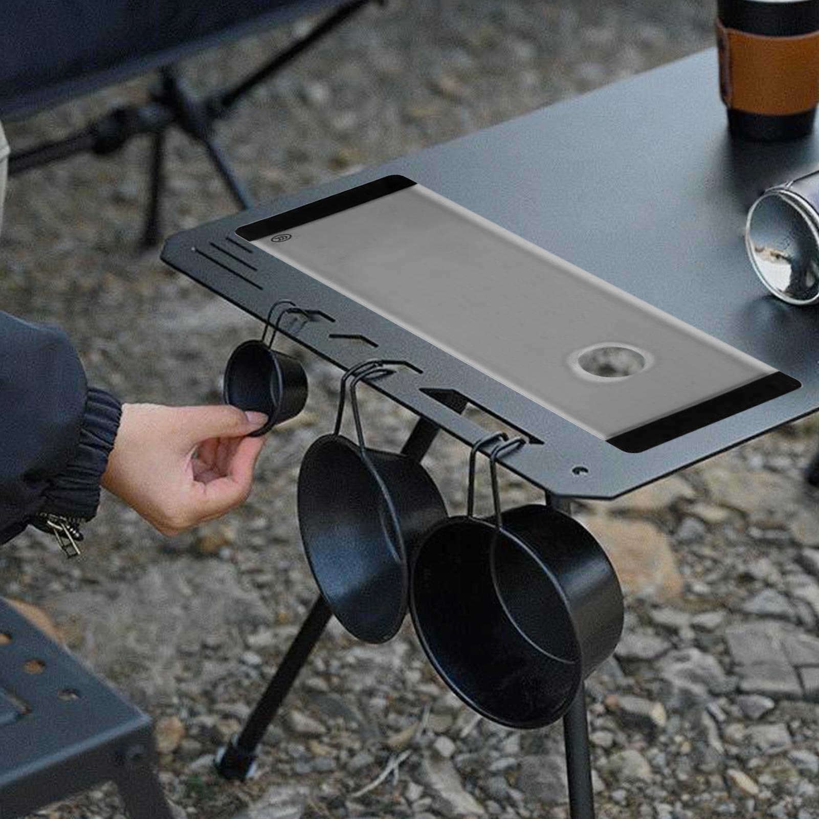 屋外テーブル拡張パネル強化ガラスモジュラーキャンプテーブルト - Camping Cooking Top のレビューと価格