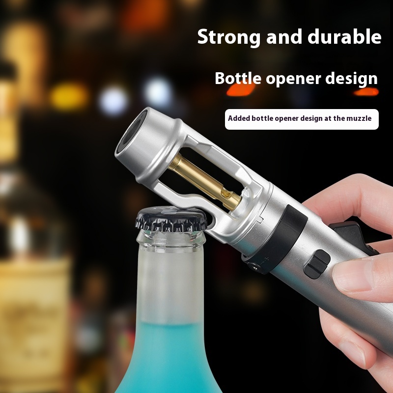 金属製防風ジェットフレームライター、ロックスイッチ付き調整可 - Camping Cooking Torch のレビューと価格