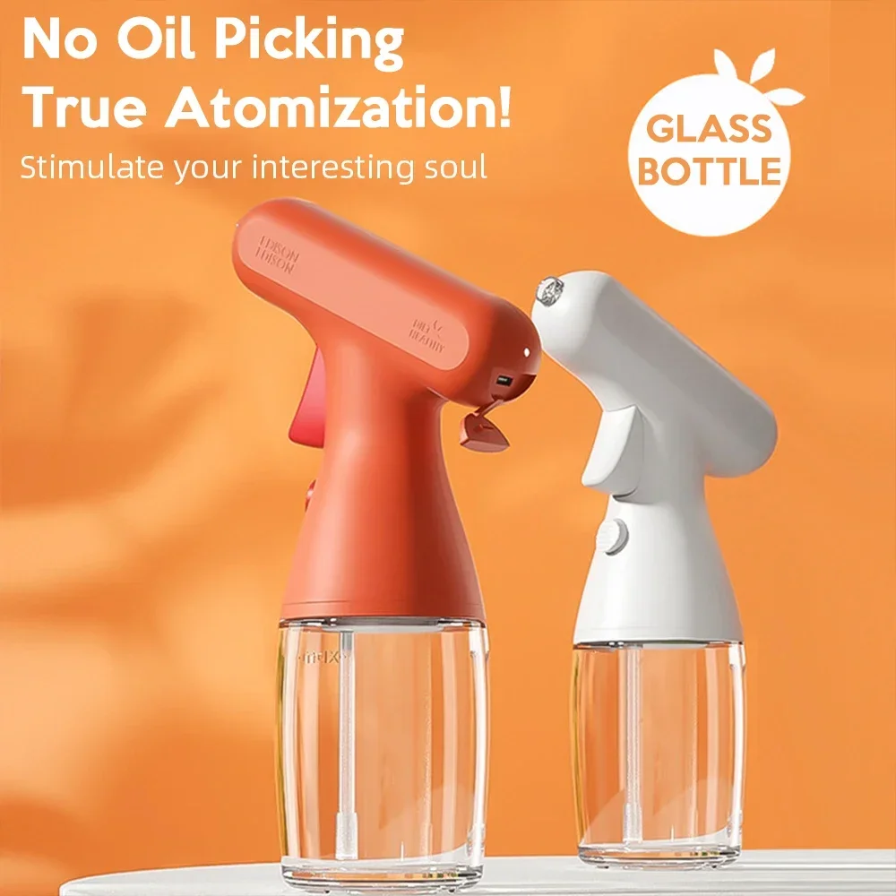280 ミリリットル電気オイルスプレーボトルキッチン調理オリ - Camping Cooking Oil Bottle のレビューと価格