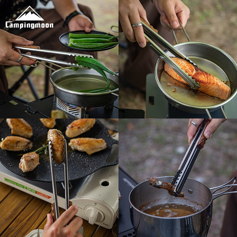 アウトドアキャンプキッチン用品調理器具サービングトングバーベ - Camping Cooking Food のレビューと価格