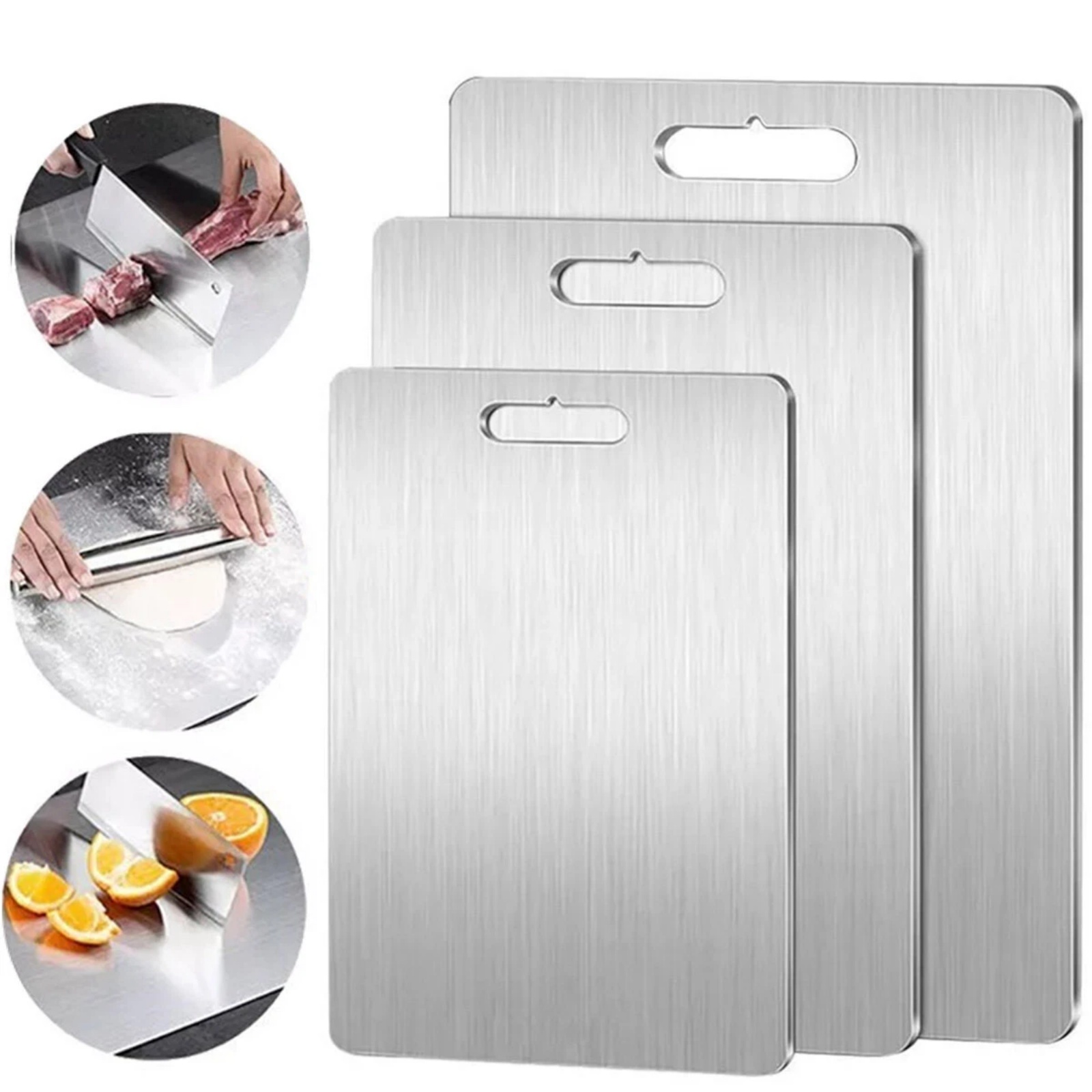 チタンコーティングまな板 両面キッチンツール キャンプサイズ - Camp Cutting Board のレビューと価格