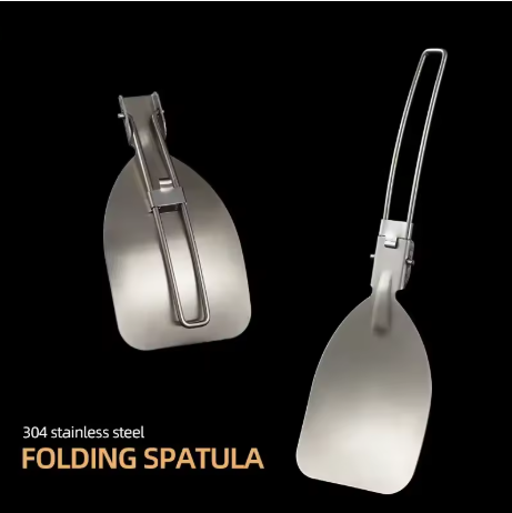 折りたたみキャンプ用スパチュラステンレス鋼調理器具屋外折りた - Camping Cooking Set 2 Person のレビューと価格