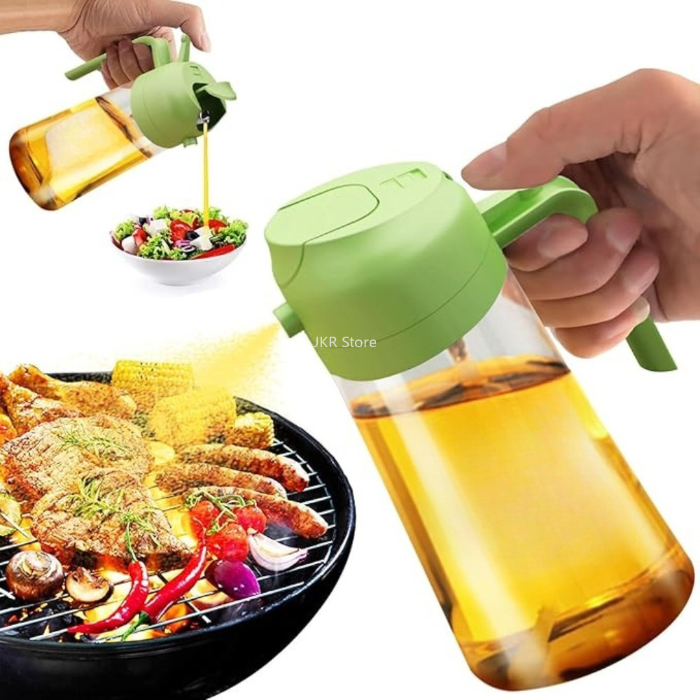 2 in 1 オリーブオイルスプレーディスペンサーボトル 大 - Camping Cooking Oil Bottle のレビューと価格