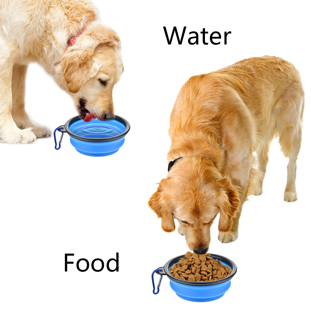 折りたたみ式ペット用シリコン製犬用フード・水飲みボウル、屋外 - Camping Cooking Food のレビューと価格