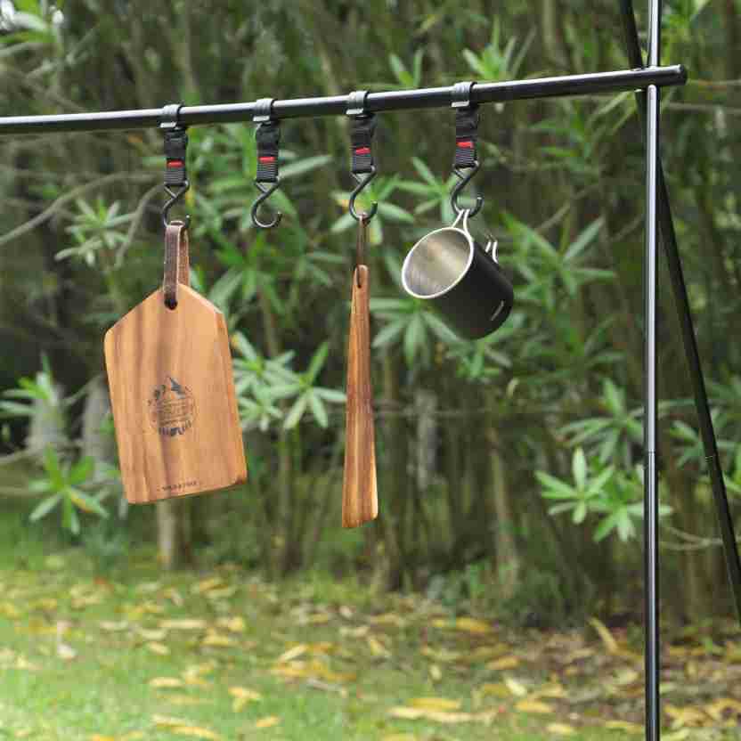 キャンピングカ用カッティングボード木製チョッピングサービング - Camp Cutting Board のレビューと価格