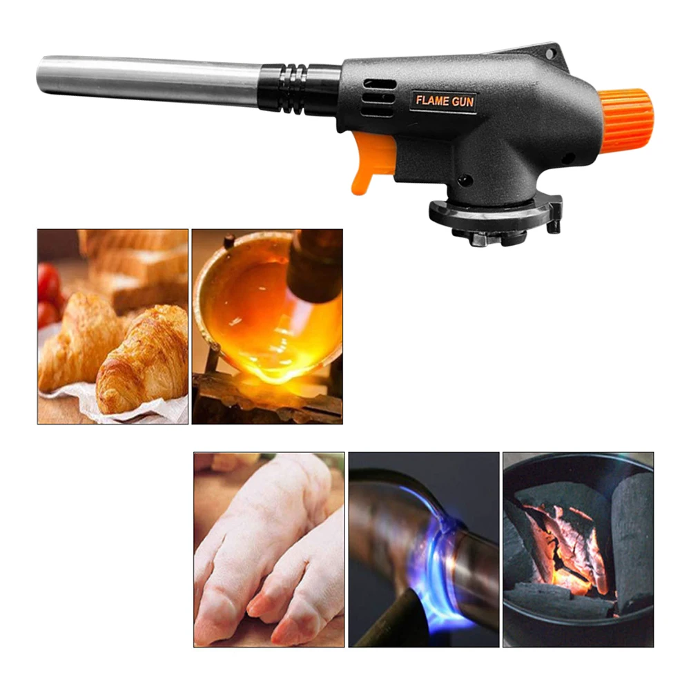 溶接トーチポータブルガストーチ炎ガスバーナー点火バーベキュー - Camping Cooking Torch のレビューと価格