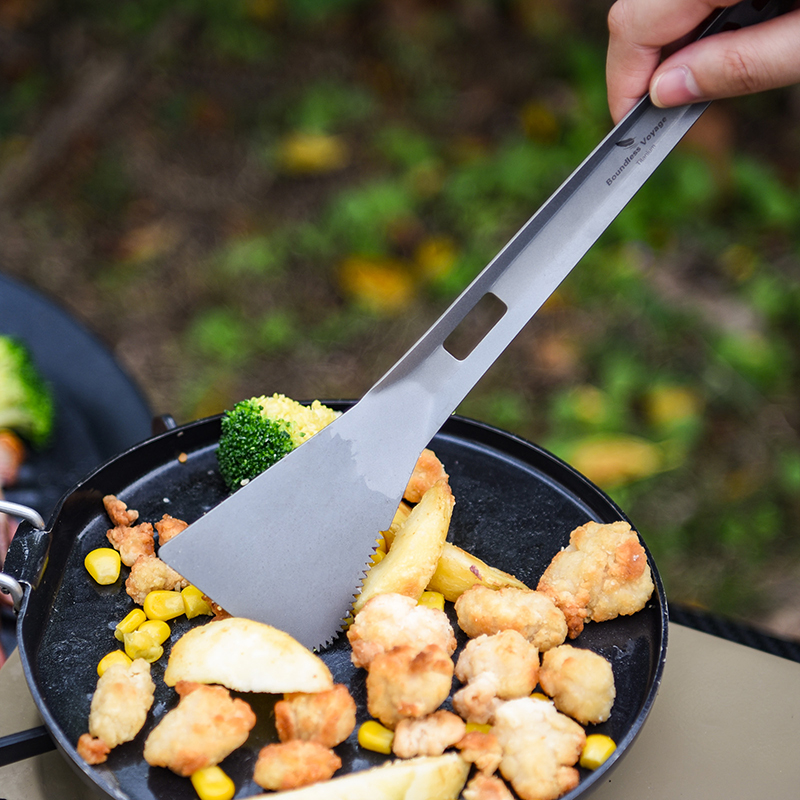 無限の航海-チタンのキャンプ用食器,4 in 1ヘラ,多機能 - Camping Cooking Set For 4 のレビューと価格