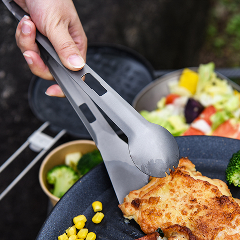 無限の航海-チタンのキャンプ用食器,4 in 1ヘラ,多機能 - Camping Cooking Set For 4 のレビューと価格