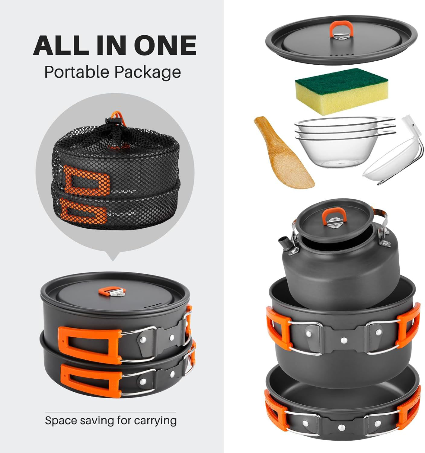 キャンプ用調理器具 キャンプ用ポットとフライパンセット ケト - Camping Cooking Top のレビューと価格