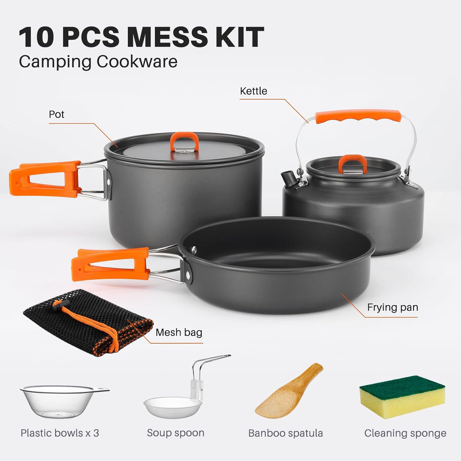 キャンプ用調理器具 キャンプ用ポットとフライパンセット ケト - Camping Cooking Top のレビューと価格