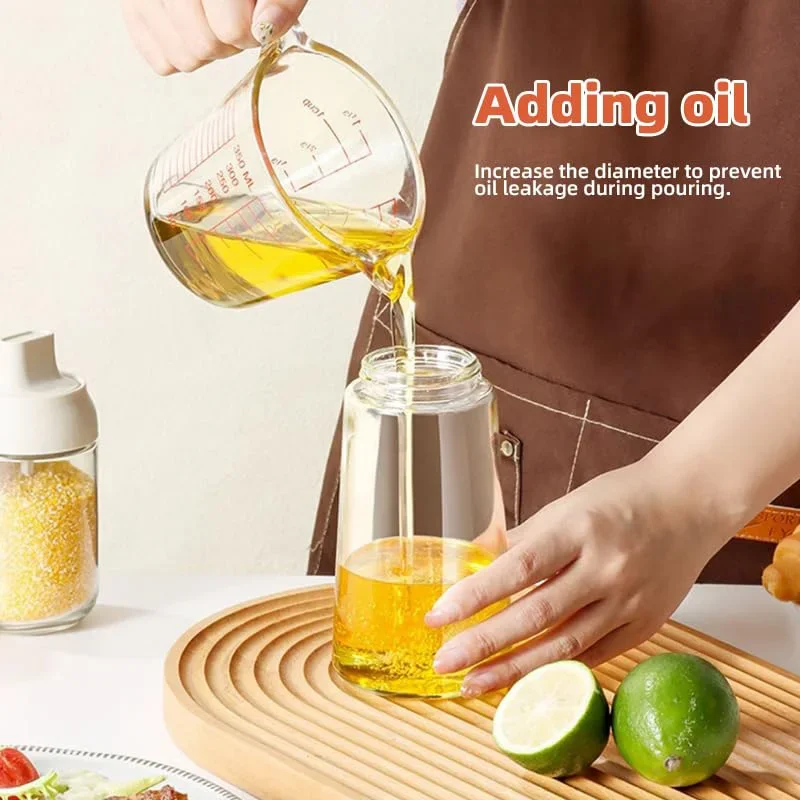 オイルスプレー 2-in-1 プラスチック製 家庭用 キッチ - Camping Cooking Oil Bottle のレビューと価格