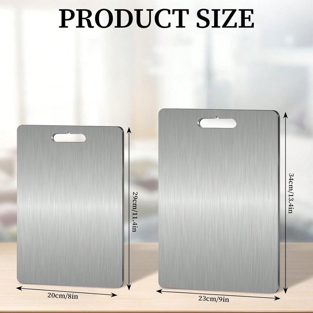 ステンレス製カッティングボード、304ステンレス製滑り止めチ - Camp Cutting Board のレビューと価格