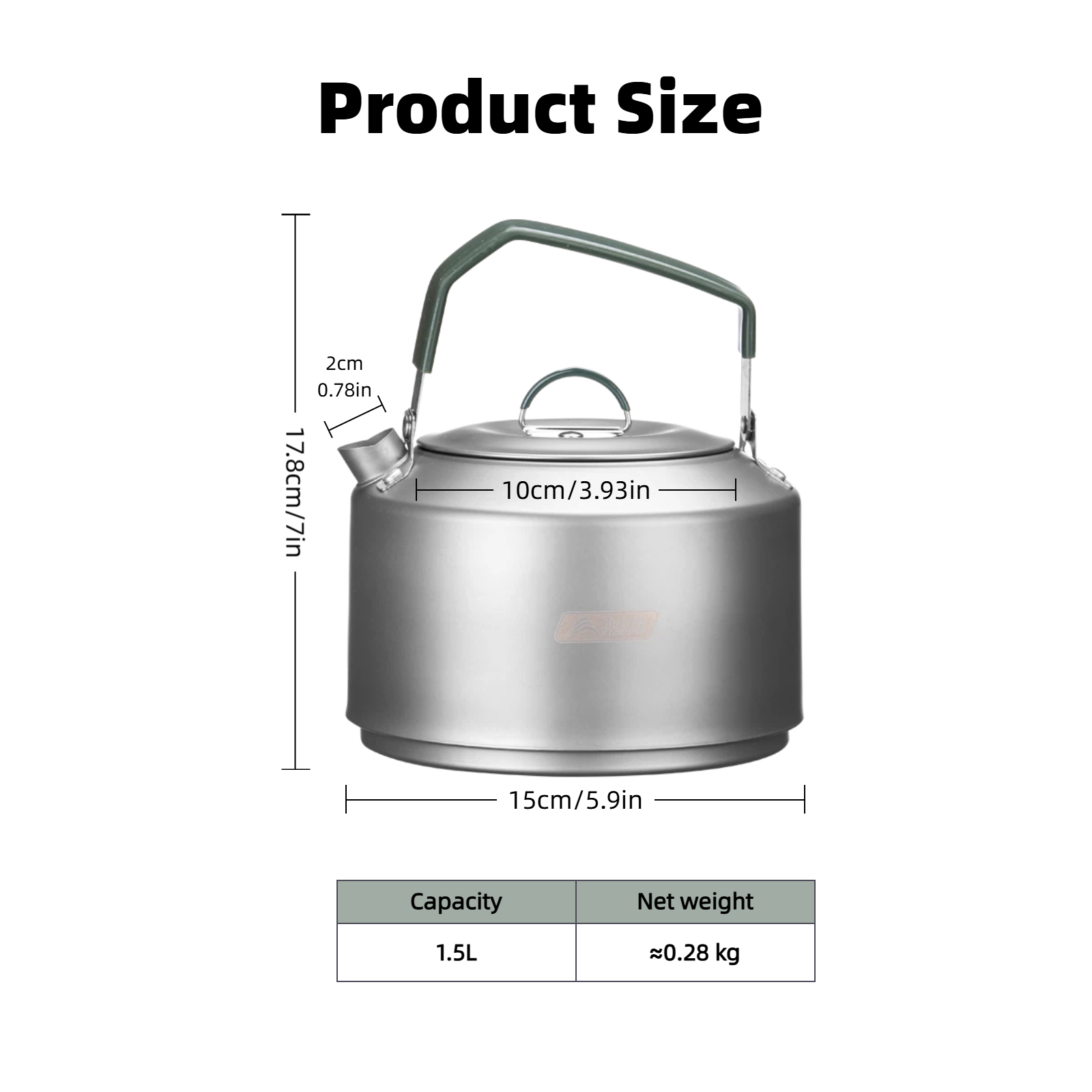 BISINNA キャンプケトル 1.5L 304 ステンレス - Camping Cooking Set 2 Person のレビューと価格