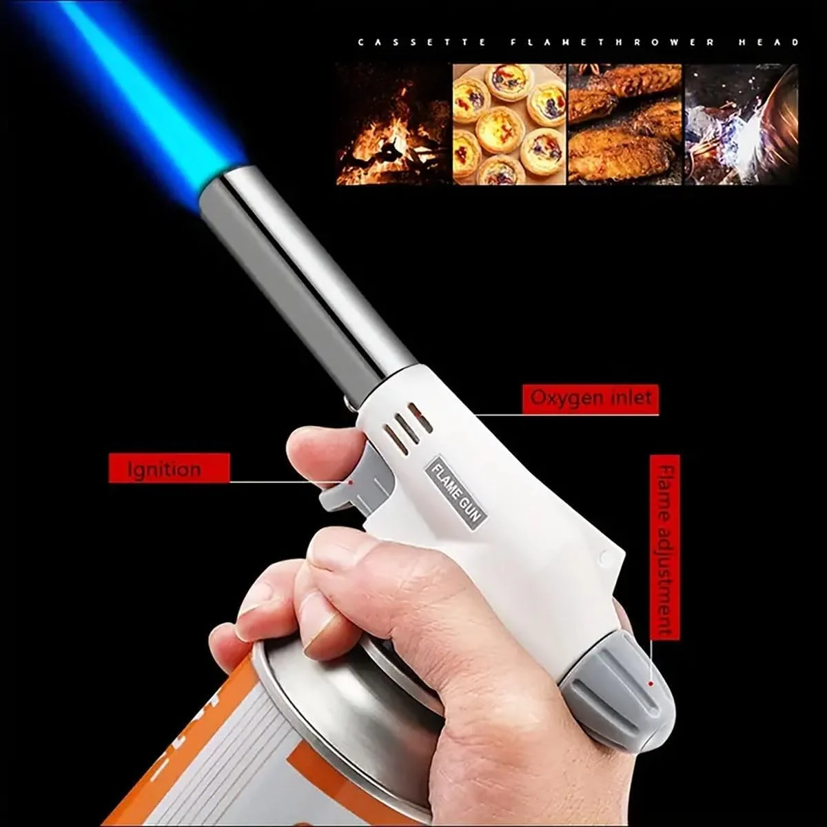 屋外用ブタンバーナー 火炎ガス キャンプ バーベキュー 調理 - Camping Cooking Torch のレビューと価格