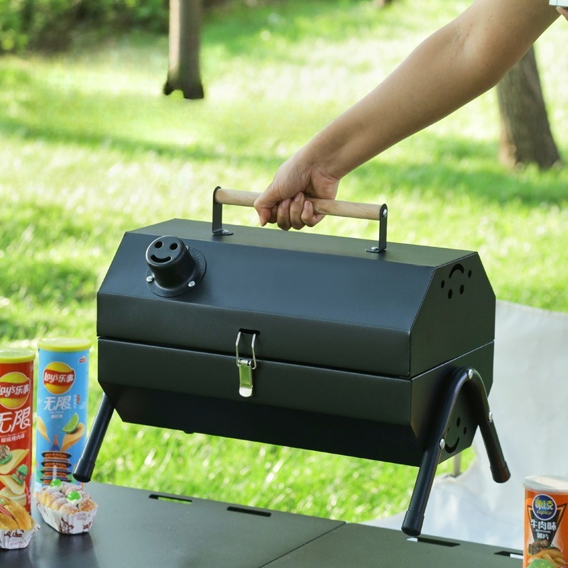 炭素鋼バーベキューグリルポータブル両面ピクニック家庭用耐久性 - Camping Double Cooking Stove のレビューと価格
