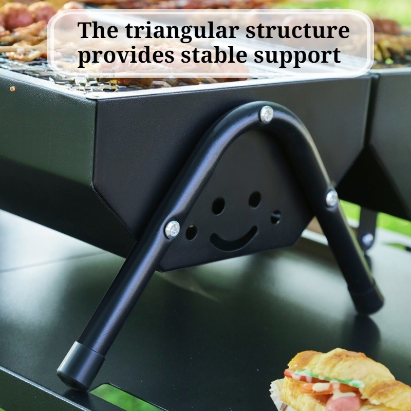 炭素鋼バーベキューグリルポータブル両面ピクニック家庭用耐久性 - Camping Double Cooking Stove のレビューと価格
