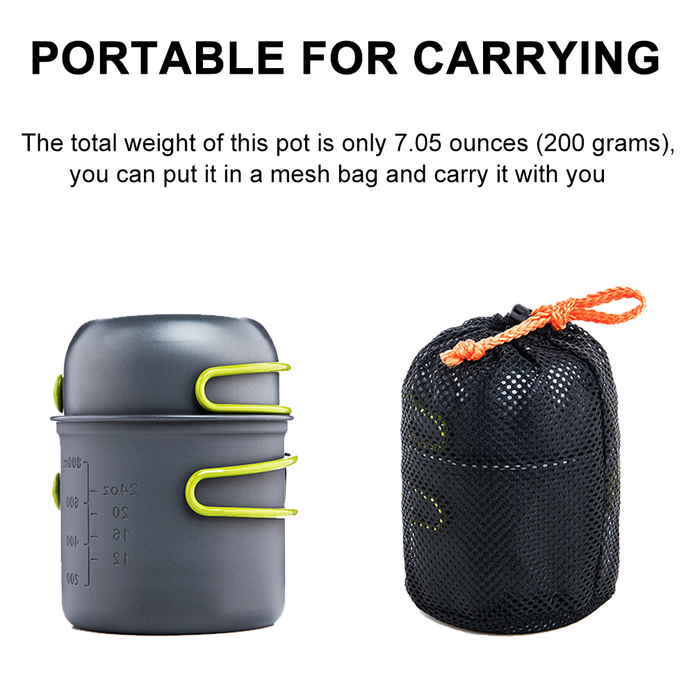 ワイドシー超軽量キャンプ調理器具セット 1～2人用 硬質アル - Camping Cooking Set 2 Person のレビューと価格