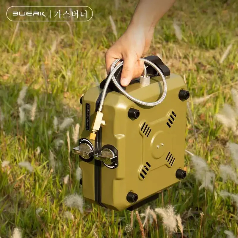 BUERK キャンプストーブ ダブルバーナー ポータブル 高 - Camping Double Cooking Stove のレビューと価格