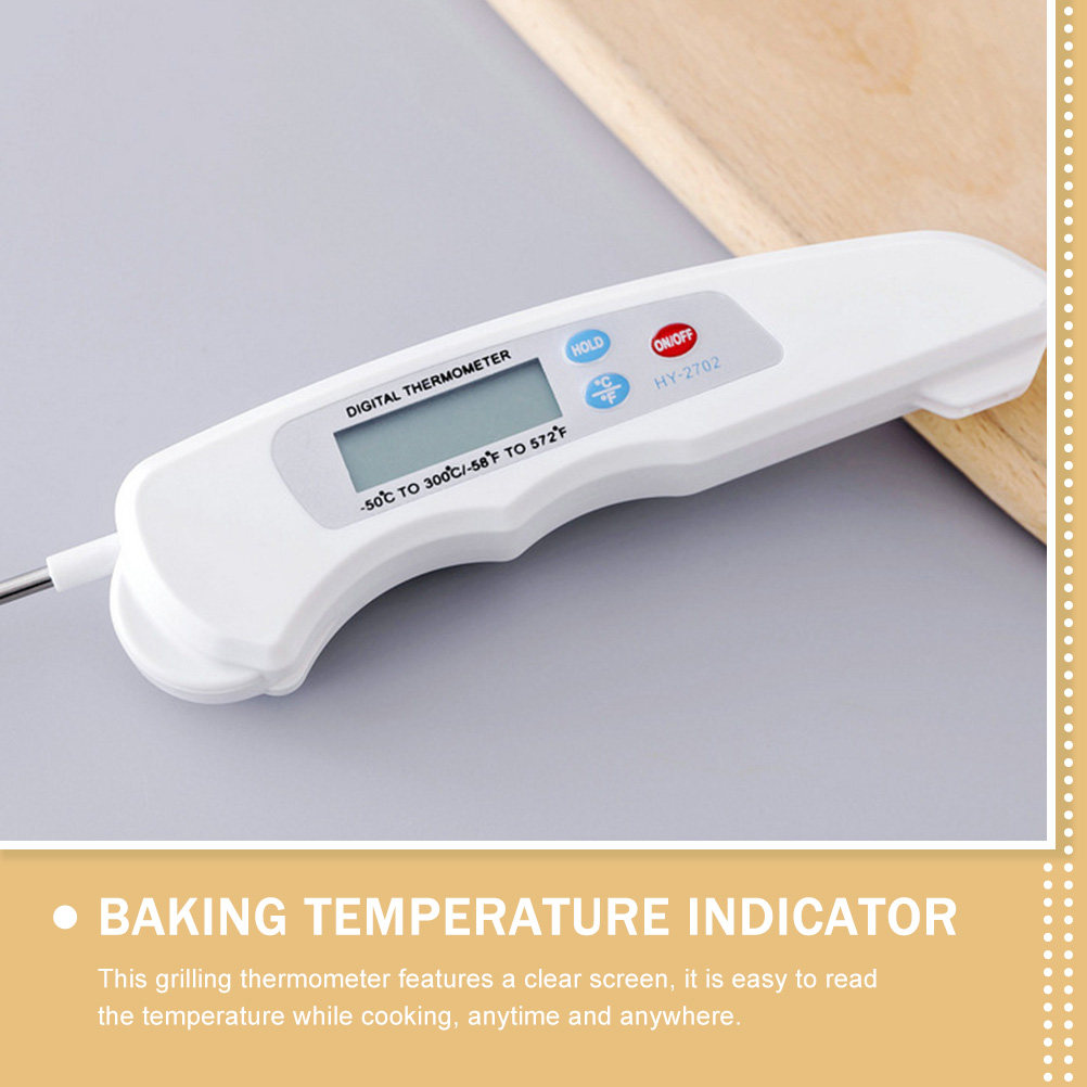 折りたたみ式デジタルキッチン温度計バーベキュー肉用温度計食品 - Camping Cooking Food のレビューと価格