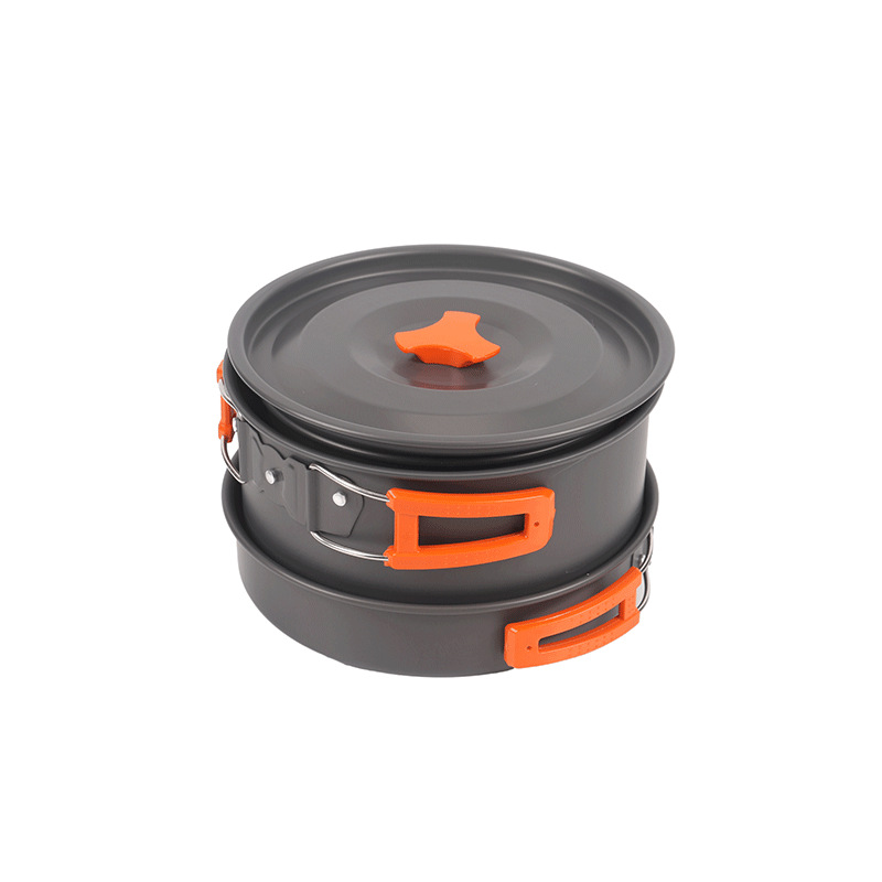 ポータブルアウトドア調理器具セット 4点セット キャンプ ピ - Camping Cooking Set For 4 のレビューと価格