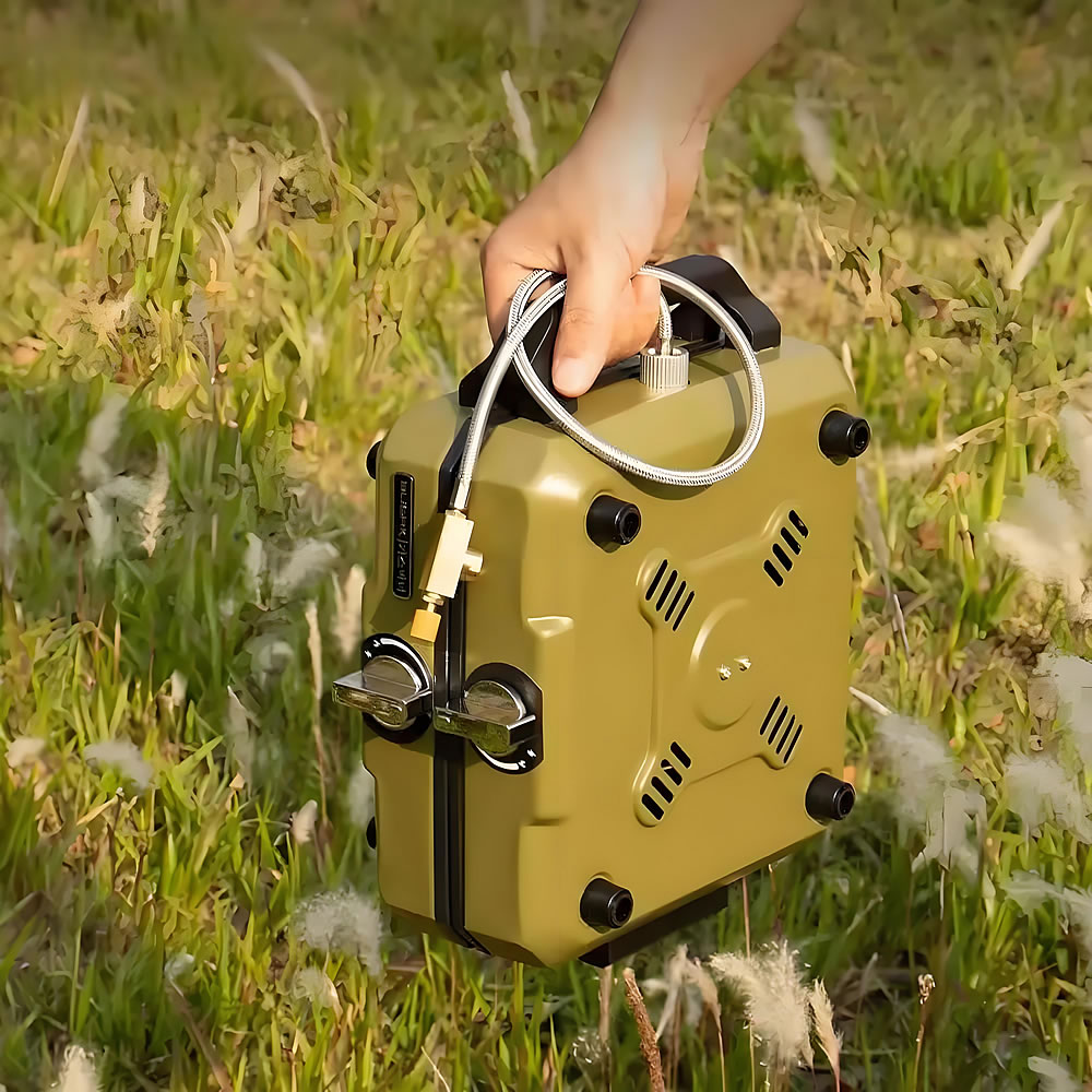 キャンプストーブ ダブルバーナー ポータブル 高火力 折りた - Camping Double Cooking Stove のレビューと価格
