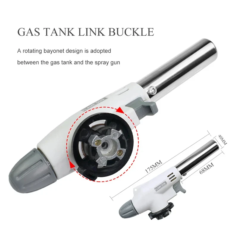 自動点火式ブタンガストーチ、溶接用ガスバーナー、バーベキュー - Camping Cooking Torch のレビューと価格