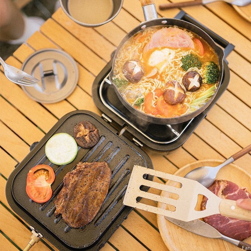 Naturehike ストーブ折りたたみダブル火災ガスストー - Camping Double Cooking Stove のレビューと価格