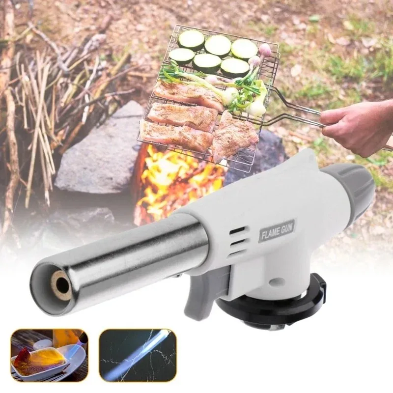 ポータブル火炎銃多機能バーベキュートーチバーナーキャンプバー - Camping Cooking Torch のレビューと価格