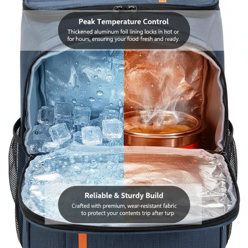 [J] 断熱クーラーバックパック 大容量漏れ防止保温バッグ  - Camping Cooking Food のレビューと価格
