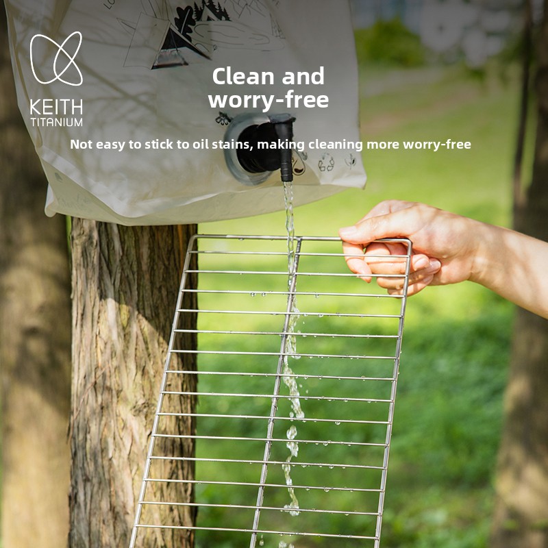 KEITH 純チタン バーベキュー グリルネット 超軽量 キ - Camping Cooking Lightweight のレビューと価格