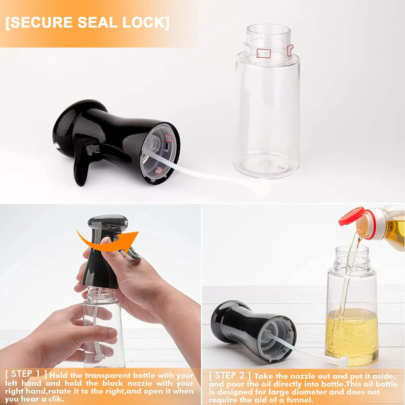 オイルスプレーボトル 調理用 キッチン オリーブオイル噴霧器 - Camping Cooking Oil Bottle のレビューと価格
