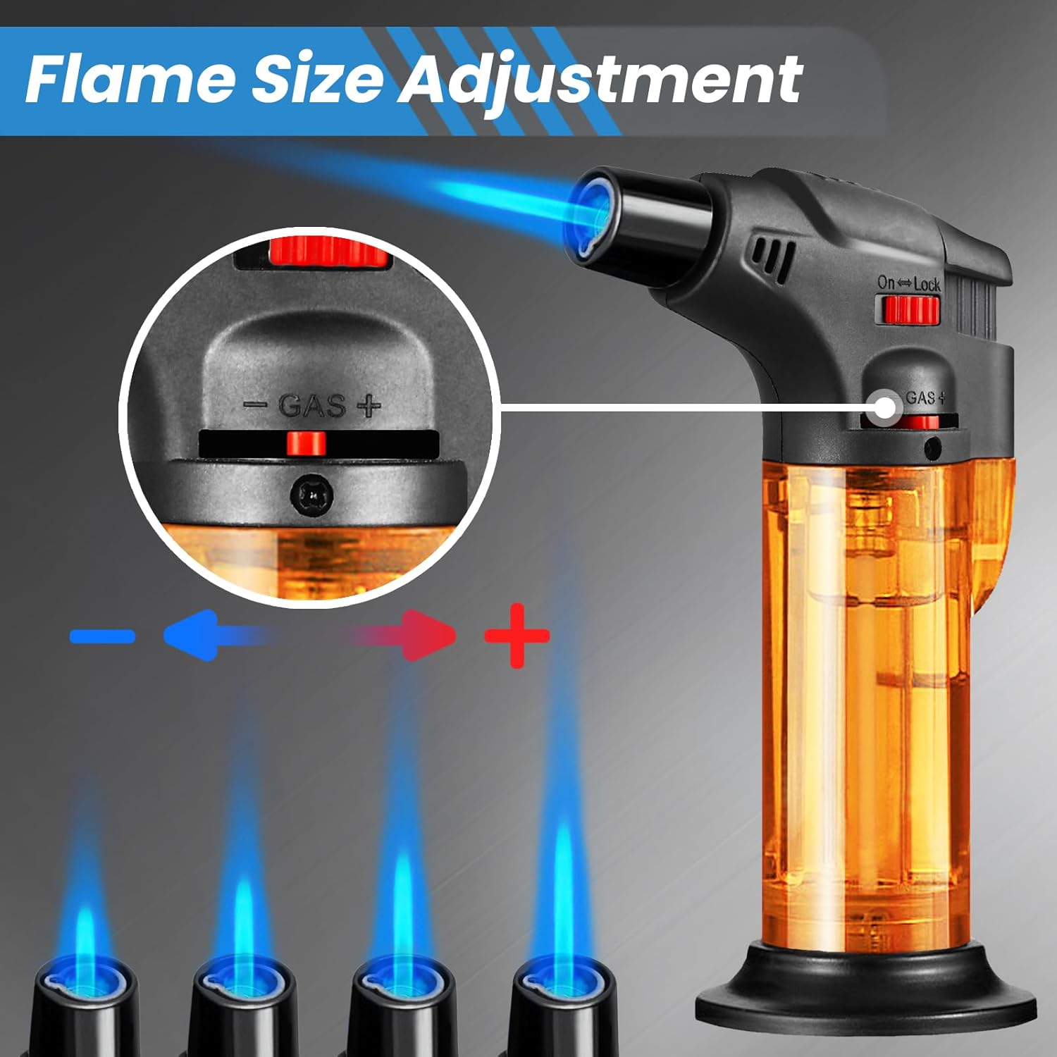 ブタン詰め替え式ジェットフレームトーチライター、キャンドル、 - Camping Cooking Torch のレビューと価格