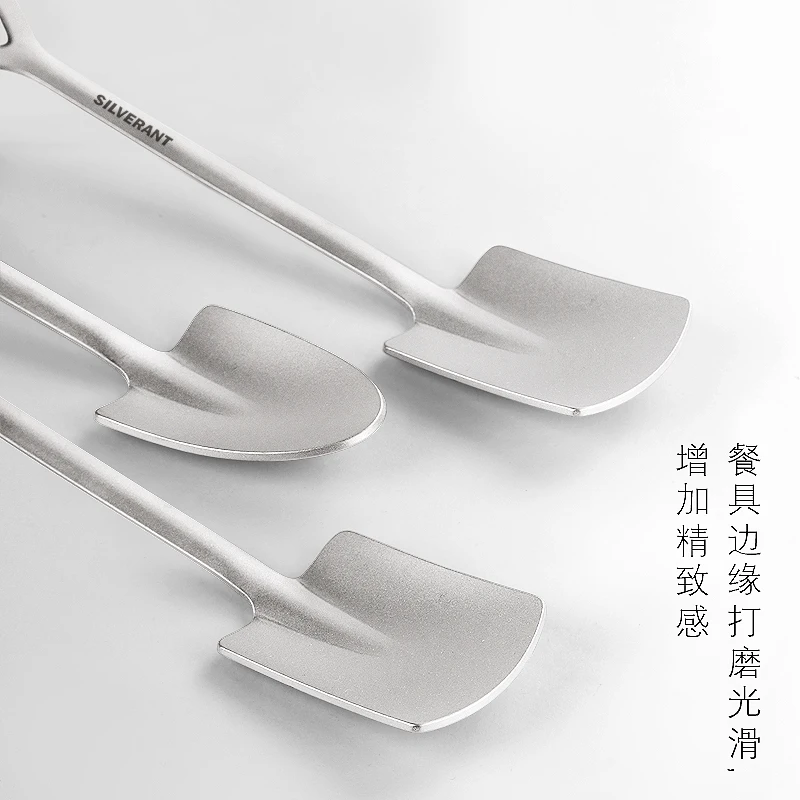 Edcチタンポータブルシャベル形状スプーン食品スープスイカ軽 - Camping Cooking Food のレビューと価格
