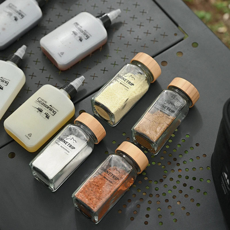 アウトドアキャンプ用調味料ボトルセット ピクニック用調味料ボ - Camping Cooking Oil Bottle のレビューと価格