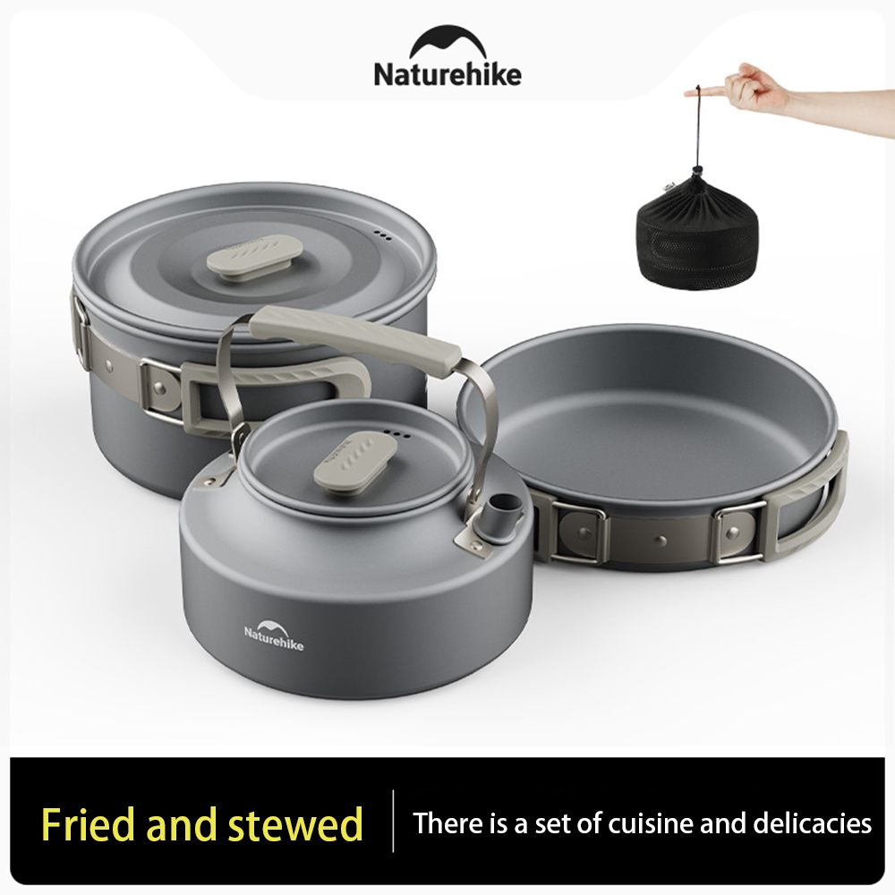 Naturehike アウトドアポットセット、キャンプ調理器 - Camping Cooking Lightweight のレビューと価格