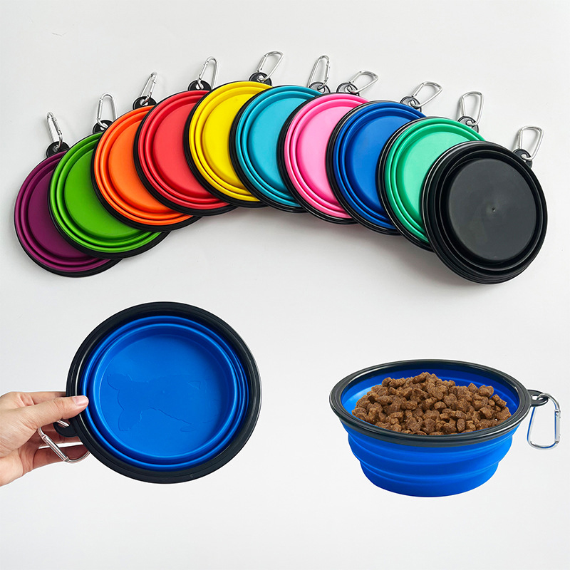 折りたたみ式ペット用シリコン製フードボウル、アウトドアキャン - Camping Cooking Food のレビューと価格