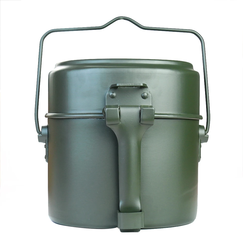 ポータブル合金ポットとボウルランチボックスセット軽量耐久性の - Camping Cooking Lightweight のレビューと価格